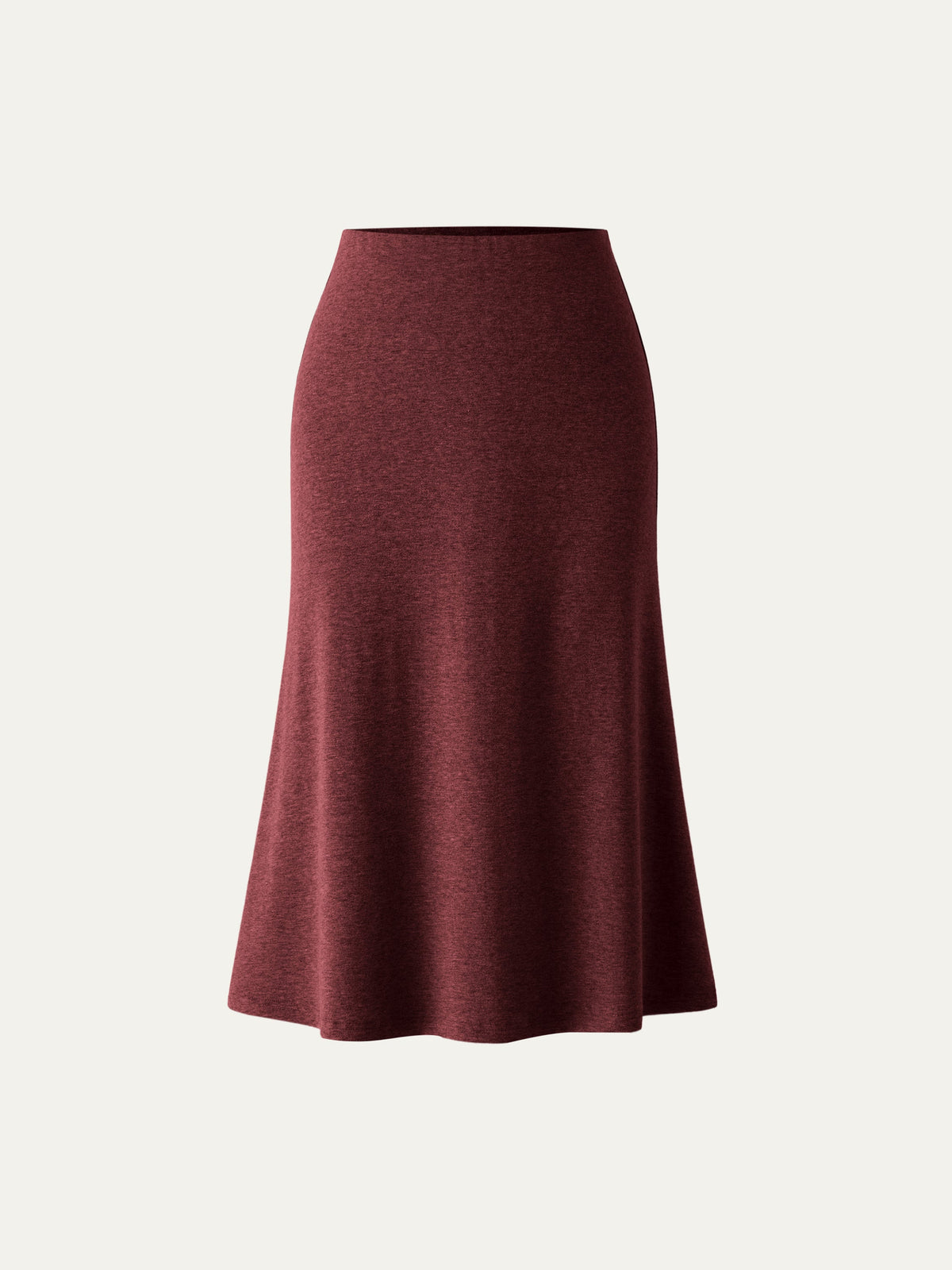 OGLmove Women's Soft Thermal Pull-On Midi Skirt