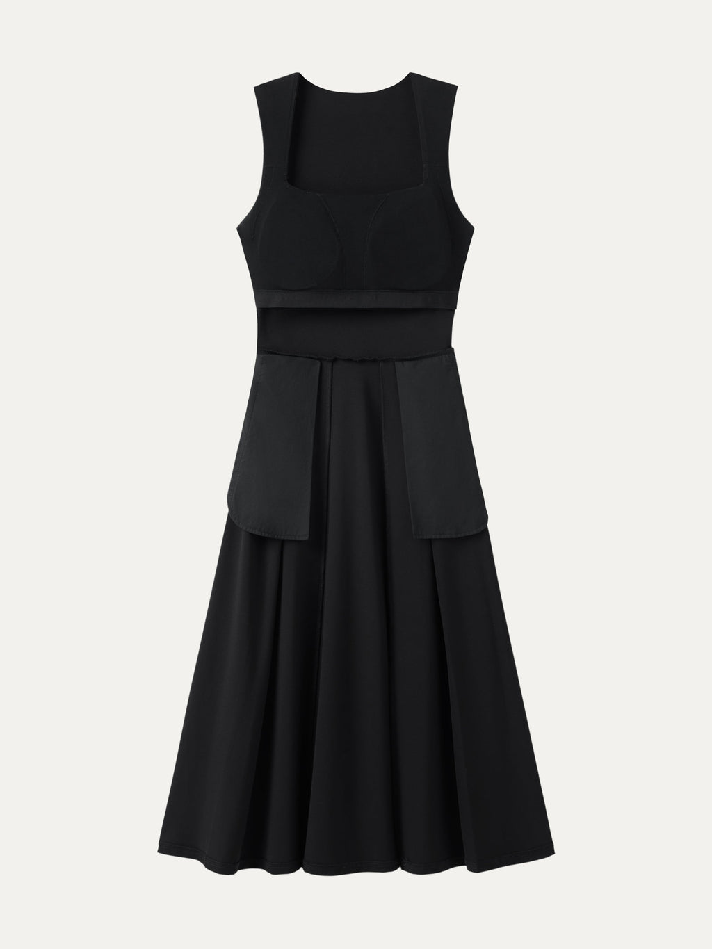OGLmove Women's Anytime Little Black Bra Dress with Pockets