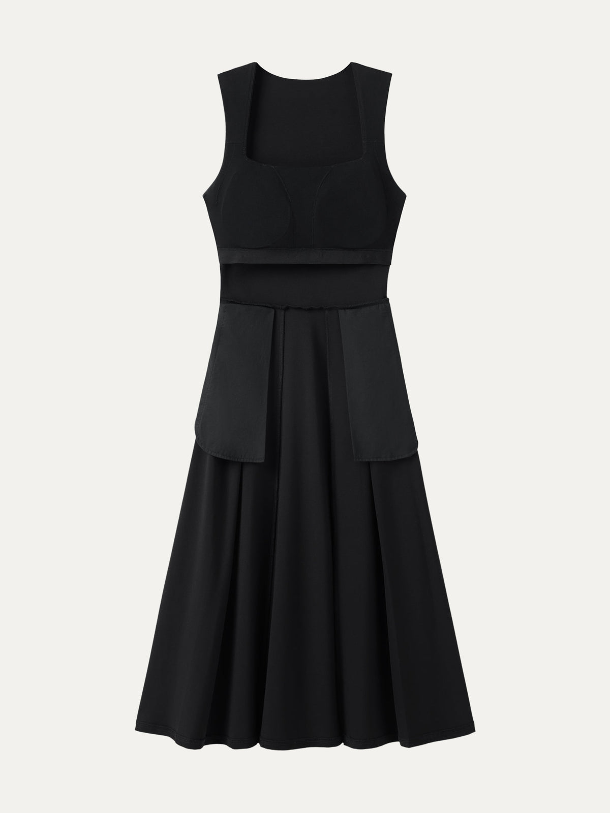 OGLmove Women's Anytime Little Black Bra Dress with Pockets