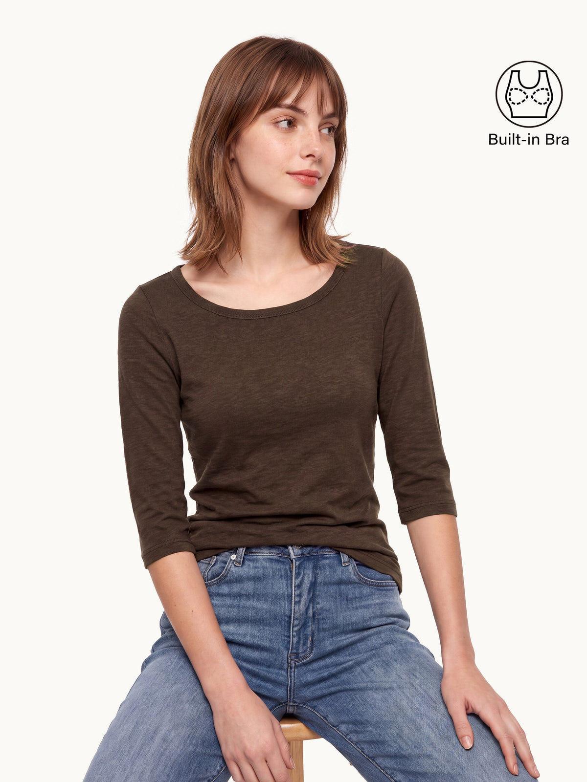 OGLmove Women's Eco-Mousse® Round Neck Bra Top