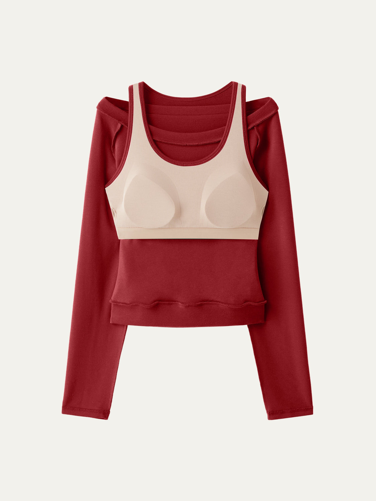 OGLmove Women's LiteWarm Multi-Wear Layering Bra Top