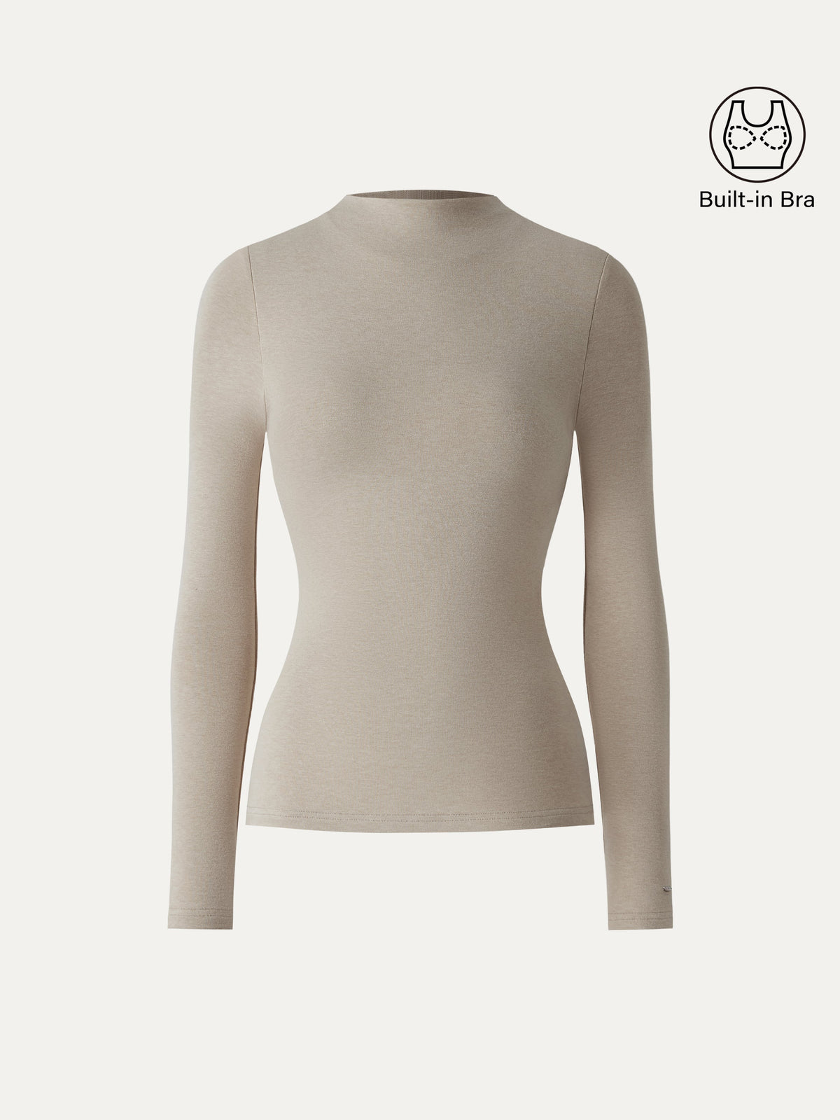 OGLmove Women's ProWarm Mockneck Long Sleeve Bra Top