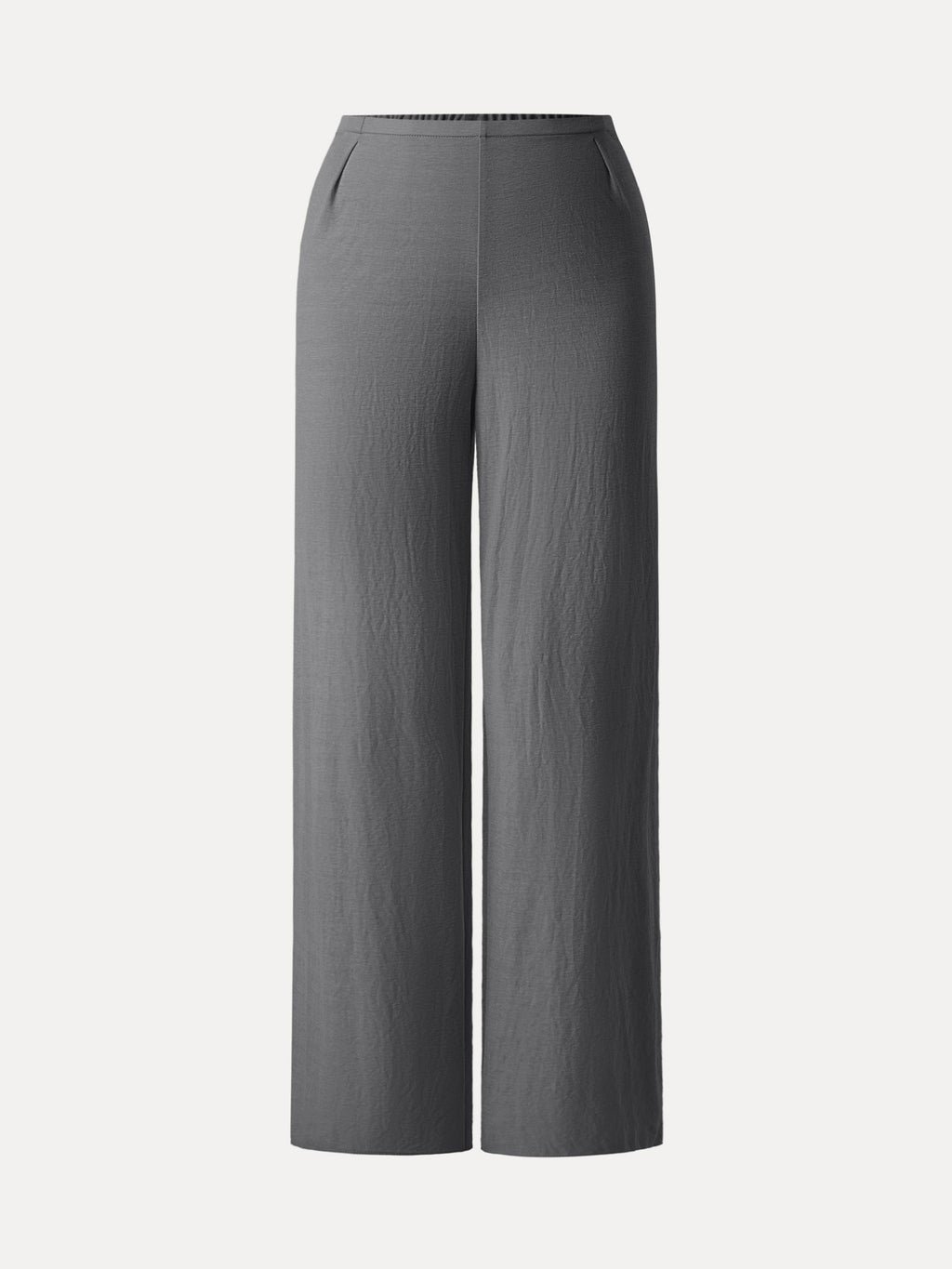OGLmove Women's Breathable Cotton-Linen Mid Rise Straight Leg Pant
