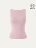 OGLmove Women's Stretch Cotton Boatneck Bra Tank