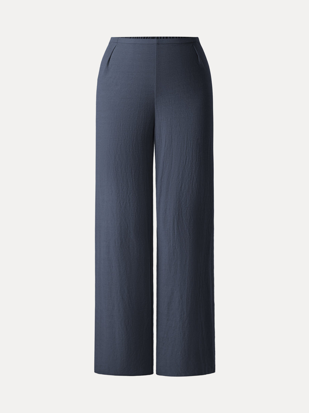 OGLmove Women's Breathable Cotton-Linen Mid Rise Straight Leg Pant