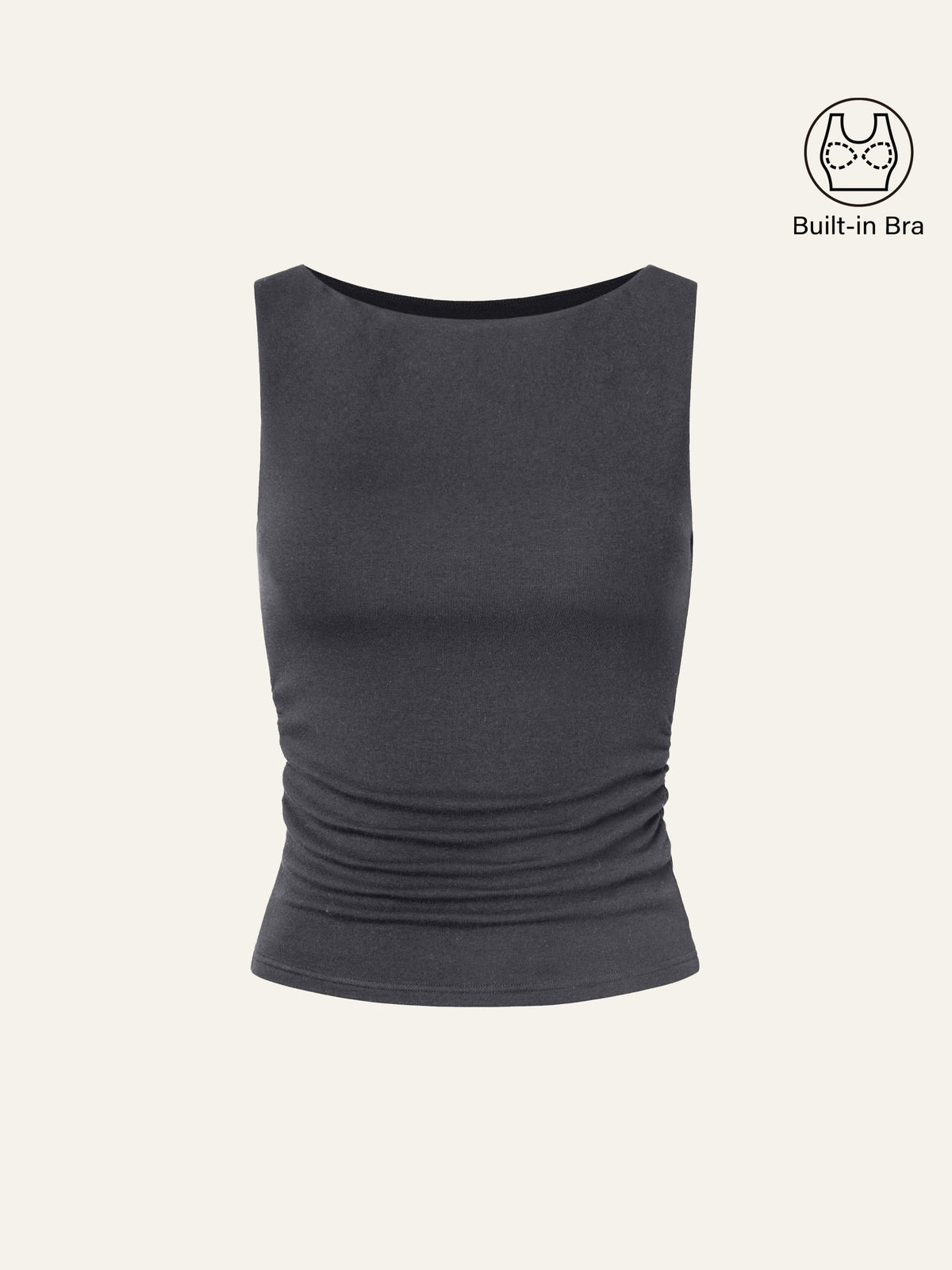 OGLmove Women's Boat Neck Bra Tank Top