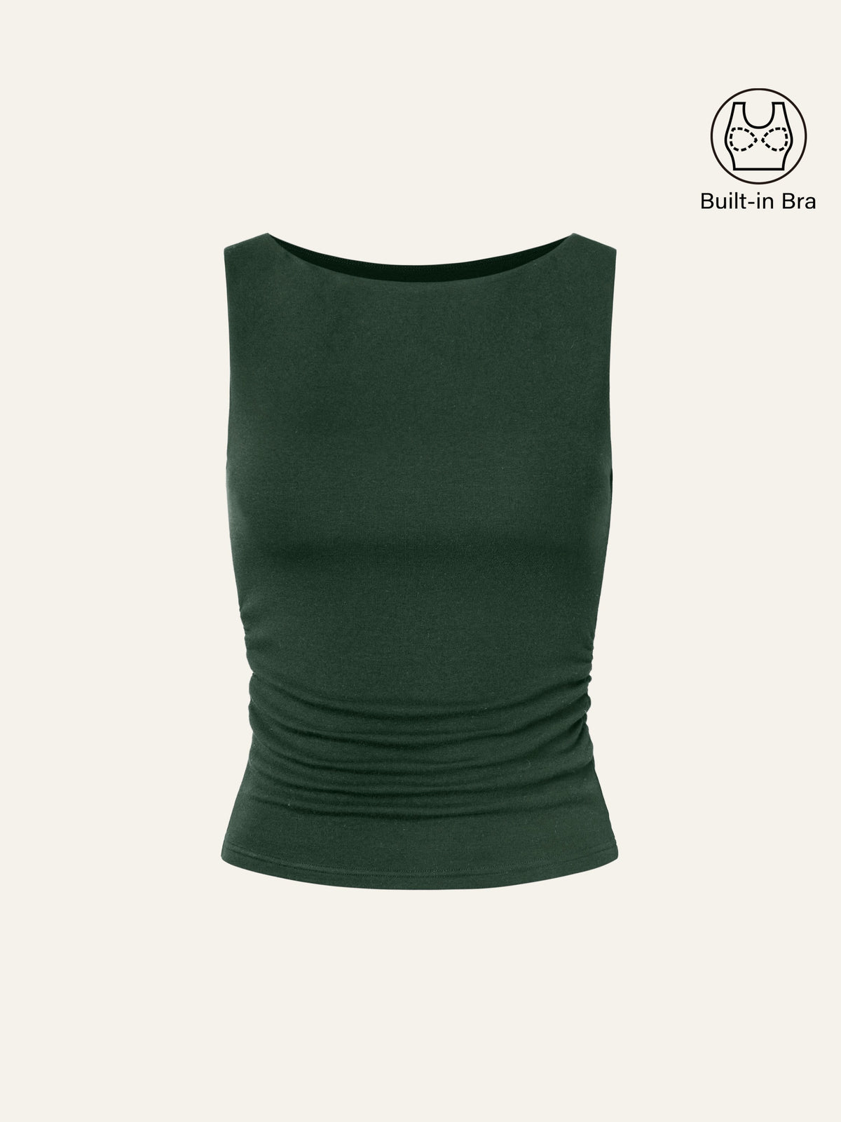 OGLmove Women's Boat Neck Bra Tank Top