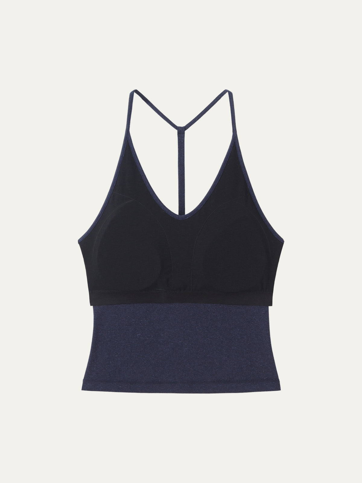 OGLmove Women's Soft Linen Luxe V-Neck T-Back Airy Bra Tank