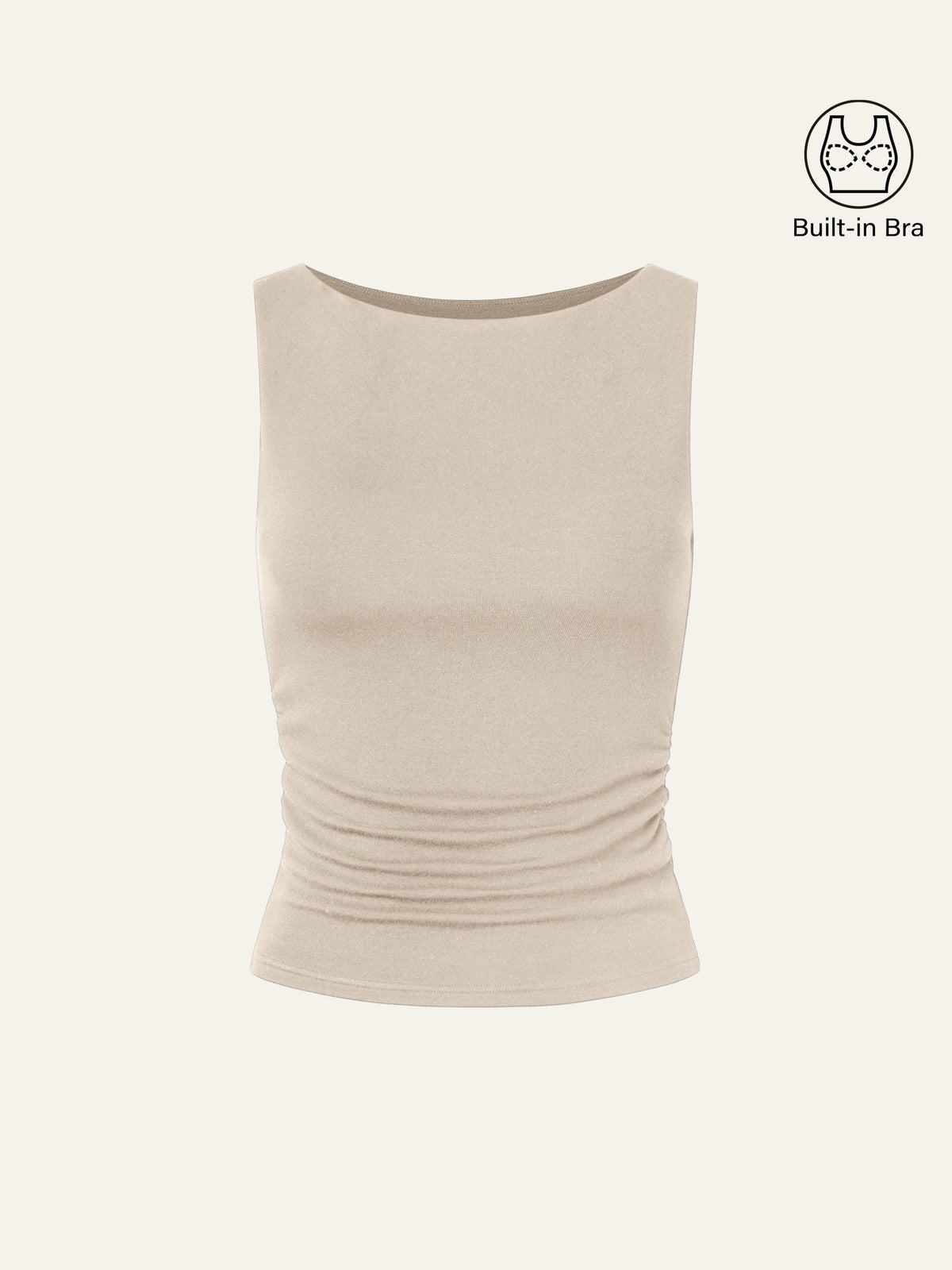 OGLmove Women's Boat Neck Bra Tank Top