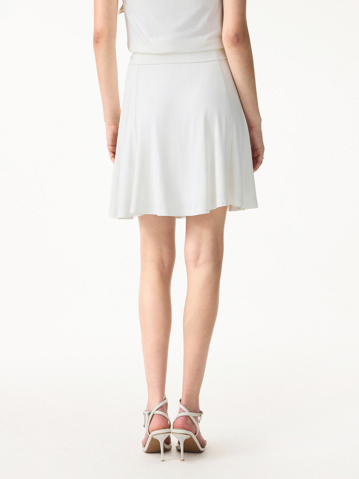 OGLmove Women's SkinKiss Essential Circle Flared Summer Mini Skirt
