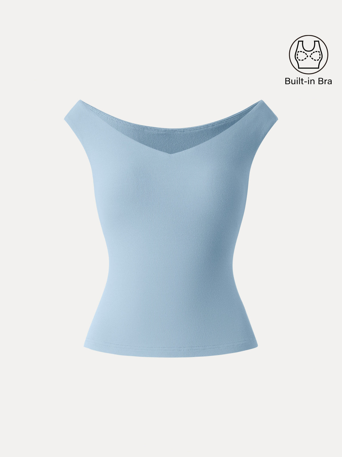 OGLmove Women's Essential V-Neck New Airy Bra Top