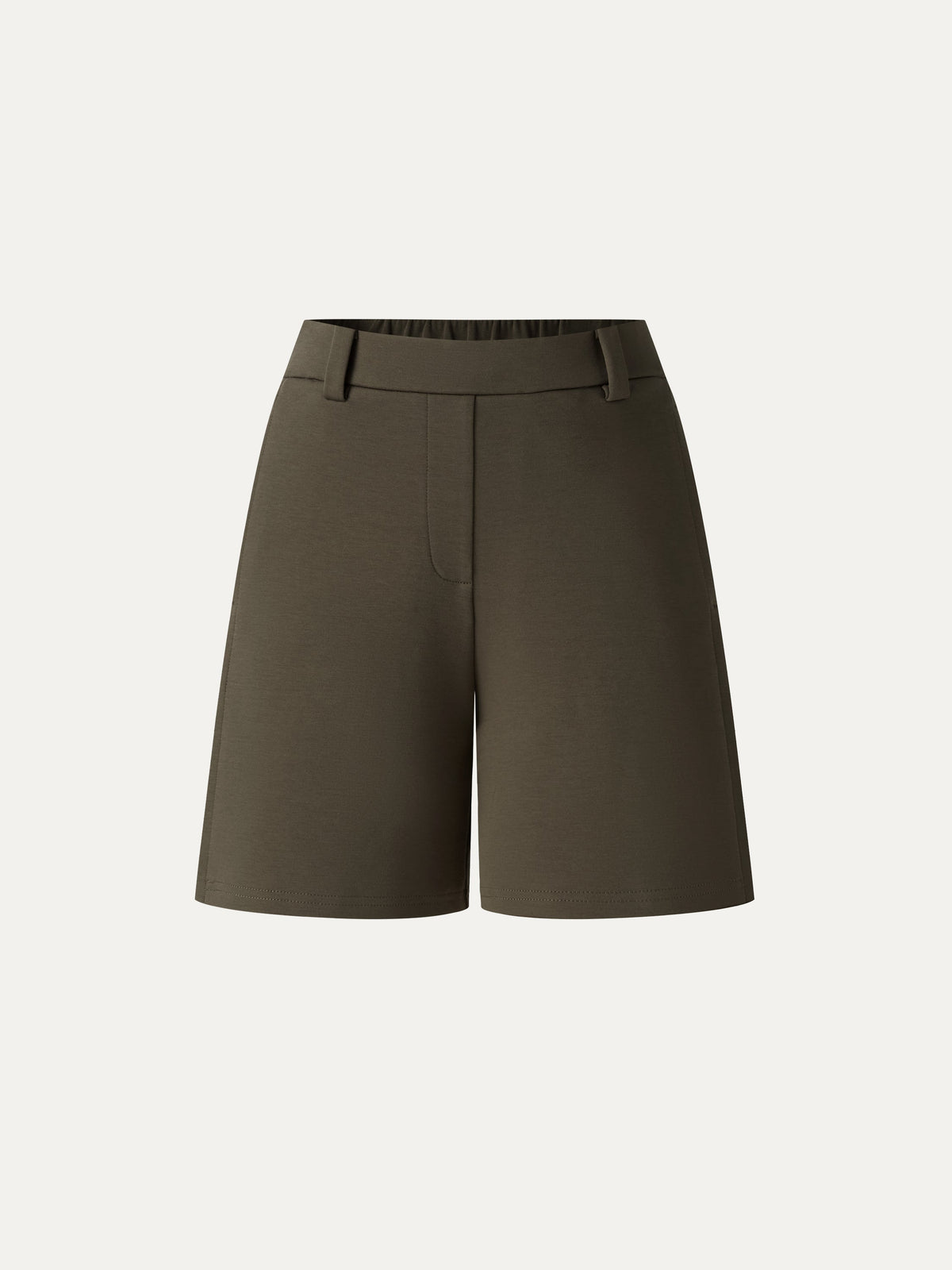 OGLmove Women's Air Cotton Mid-Rise Travel Shorts with Pockets
