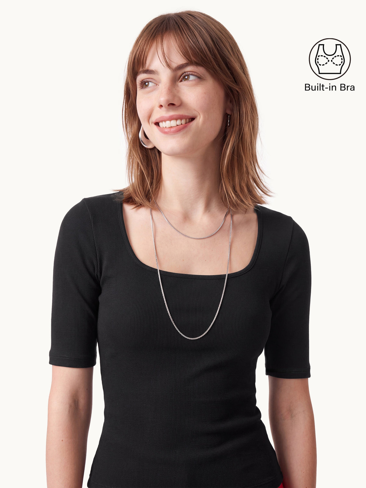 OGLmove Women's Eco-Mousse® Elbow Sleeve Bra Top