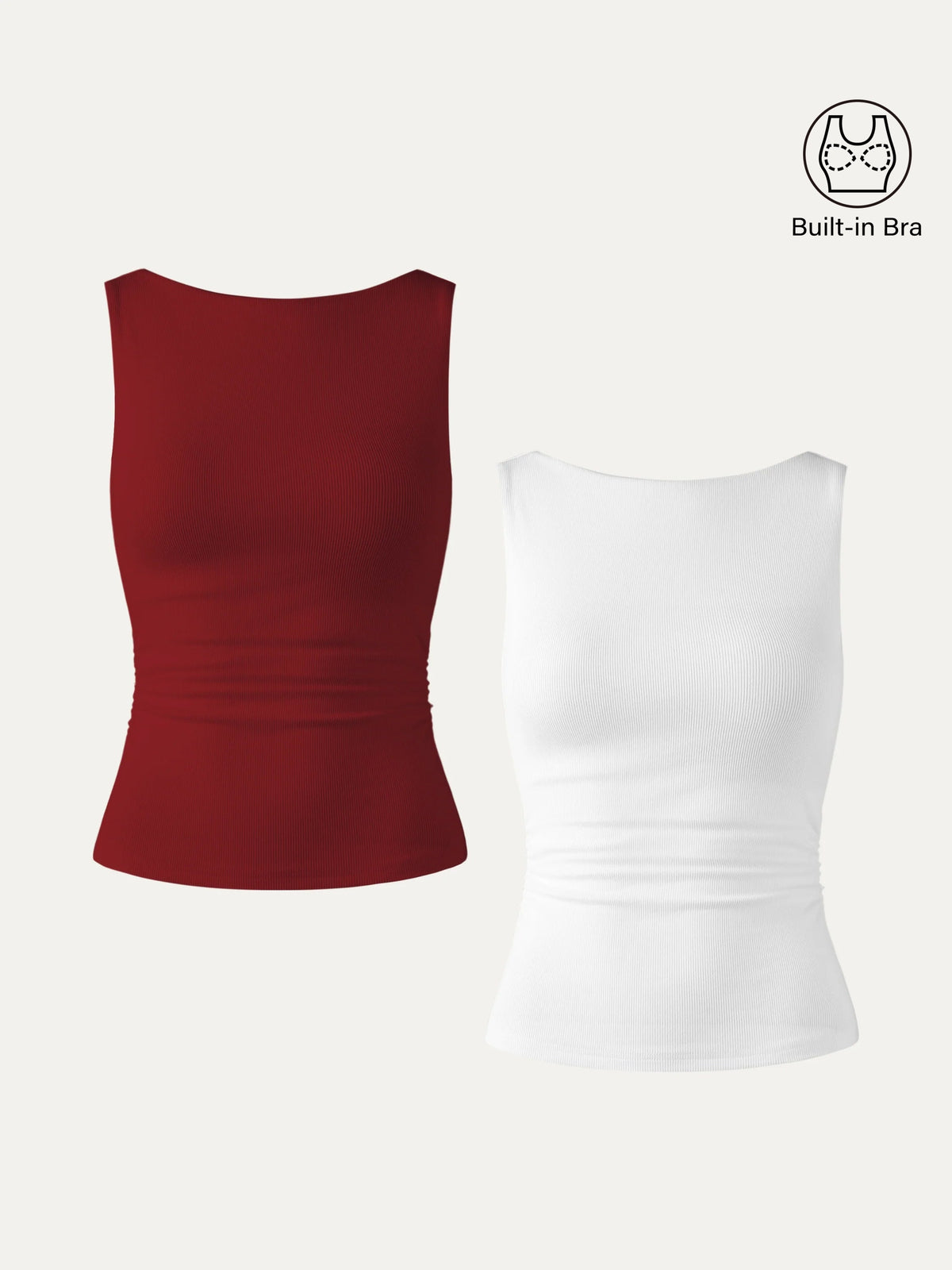 OGLmove Women's Elastic Open Back Bra Tank
