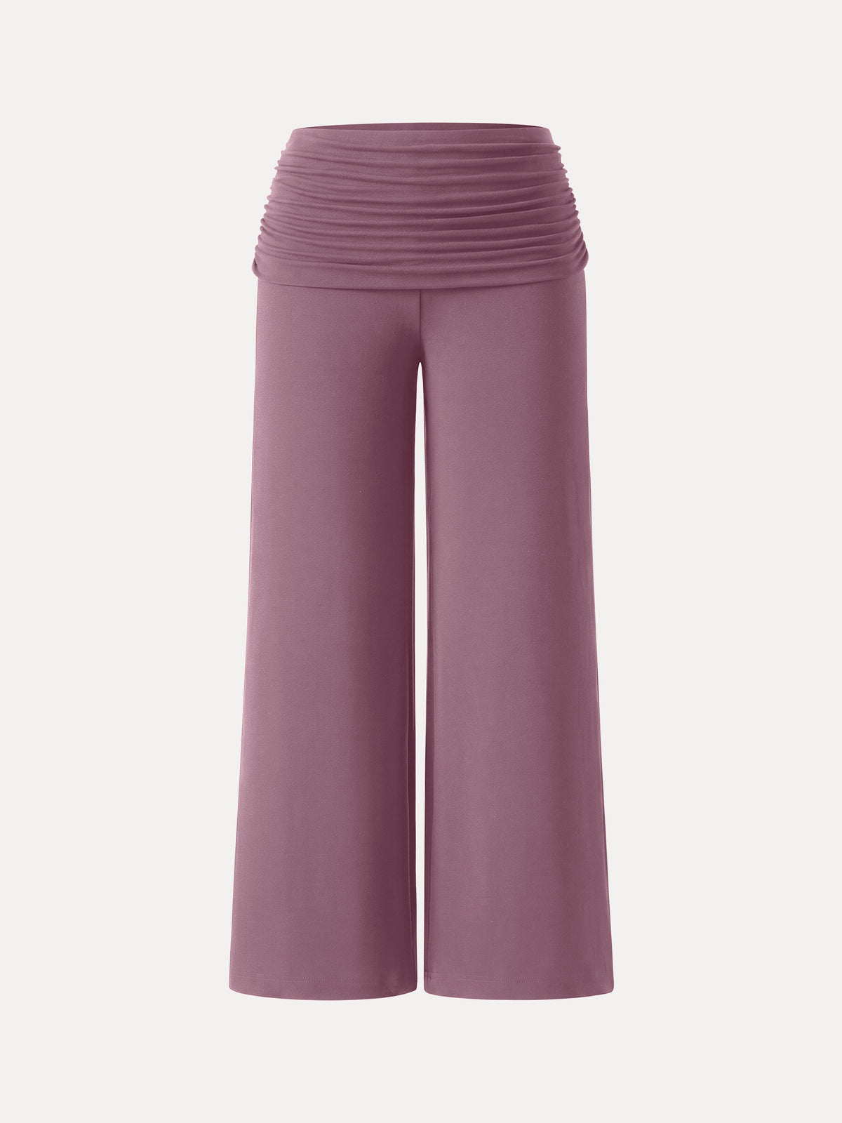 OGLmove Non-Itchy Wool Blend Drapey Wide Leg Pull-on Pants with Pockets
