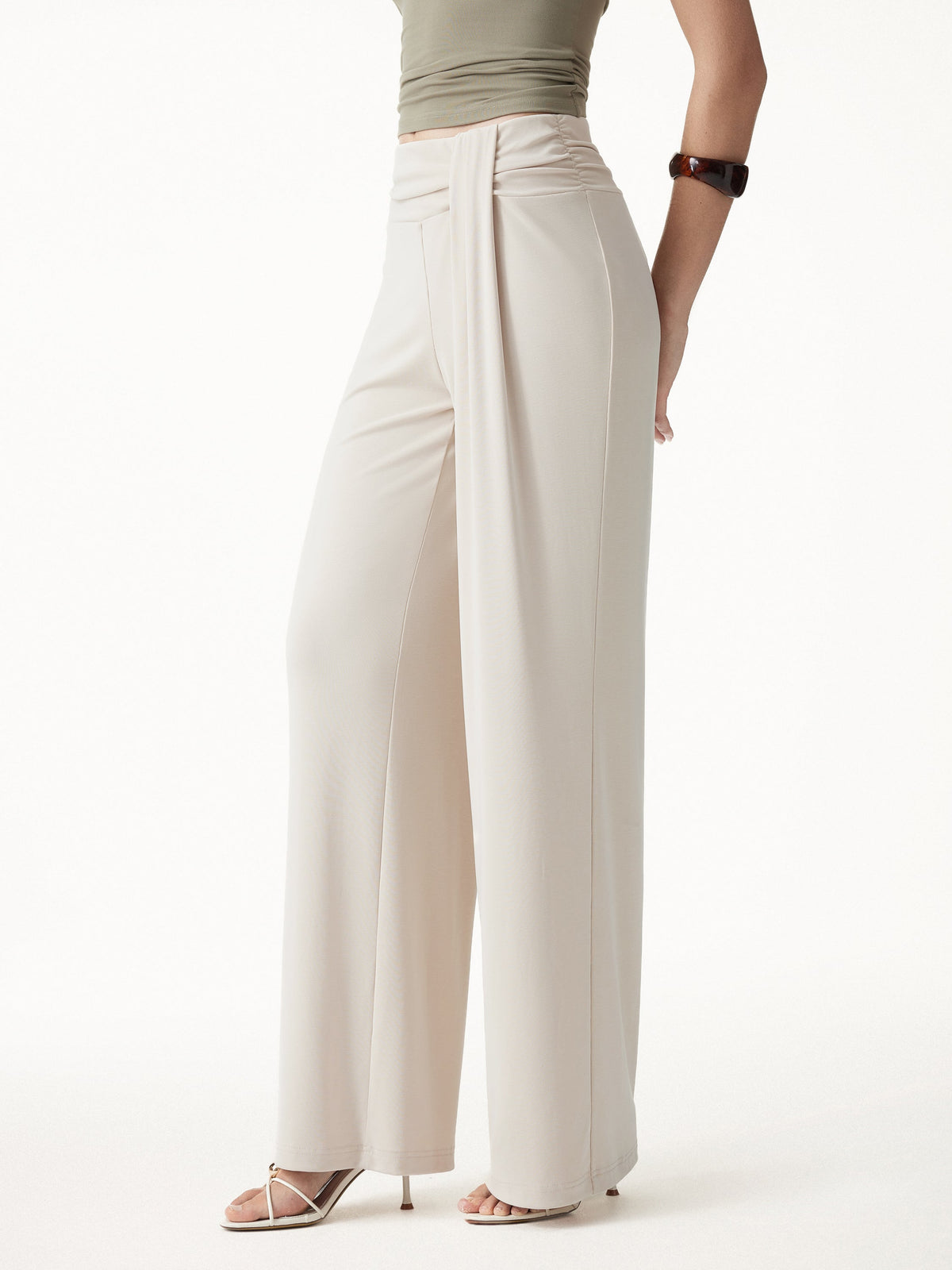 OGLmove Women's Mid-Rise Relaxed Wide-Leg Lounge Pants