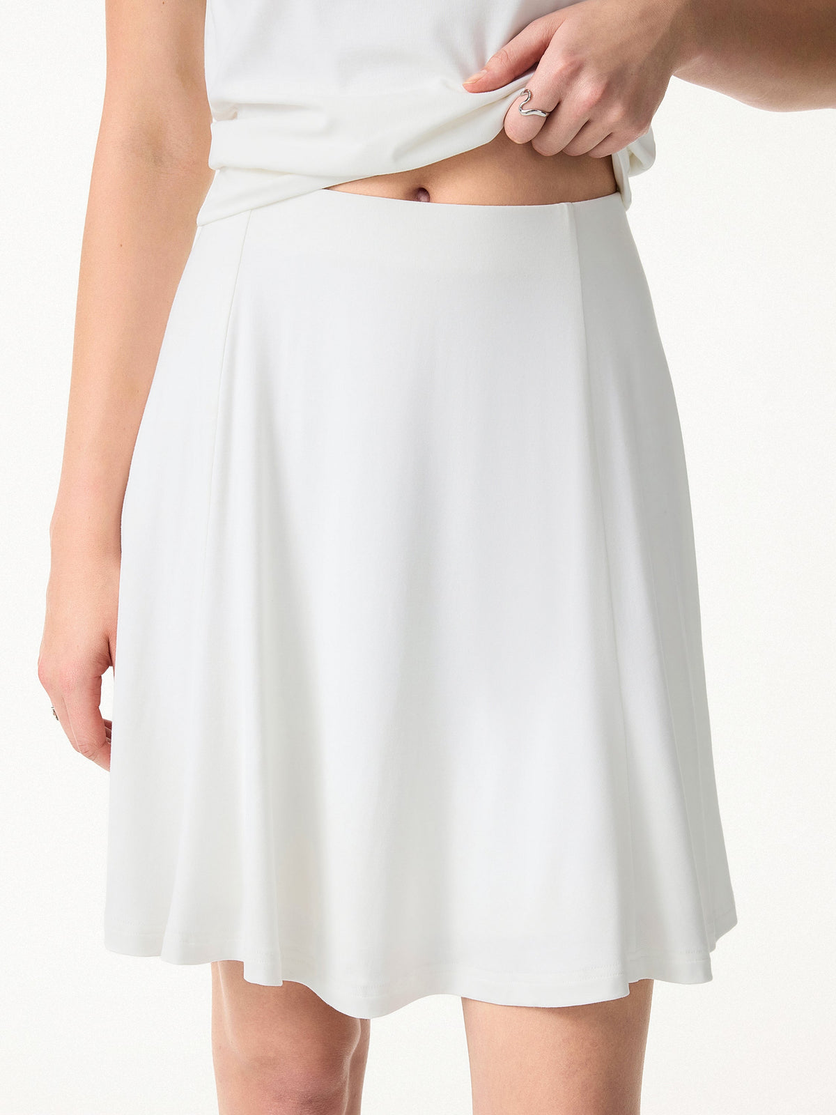 OGLmove Women's SkinKiss Essential Circle Flared Summer Mini Skirt