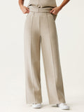 OGLmove Women's High Waisted Straight Leg Pull-On Pants
