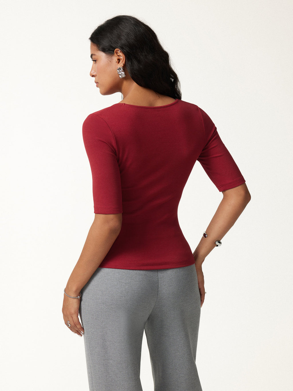 OGLmove Women's Eco-Mousse® Elbow Sleeve Bra Top