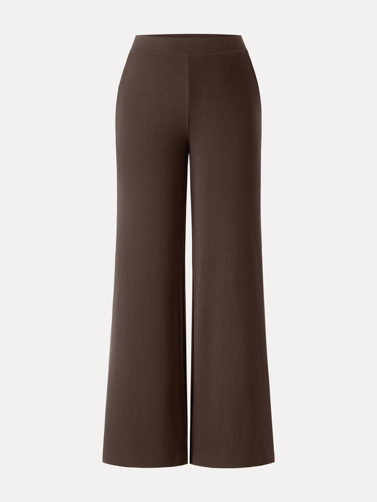 OGLmove Lyocell Wool Mid Rise Wide Leg Pull-on Pants