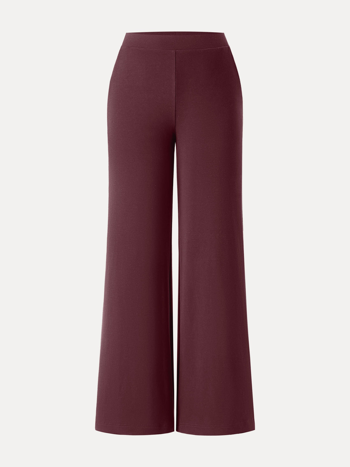 OGLmove Lyocell Wool Mid Rise Wide Leg Pull-on Pants