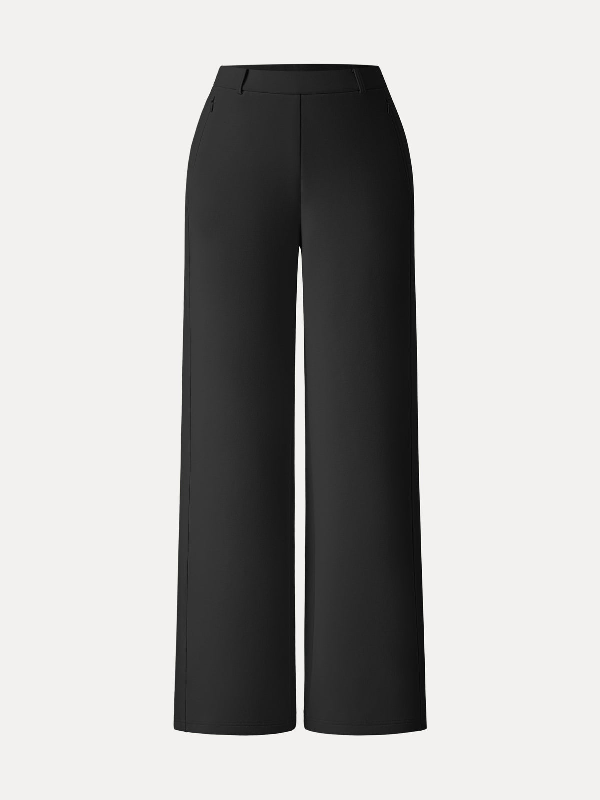 OGLmove Women's Stretch Cotton Blend Slimming High Rise Wide Leg Pant