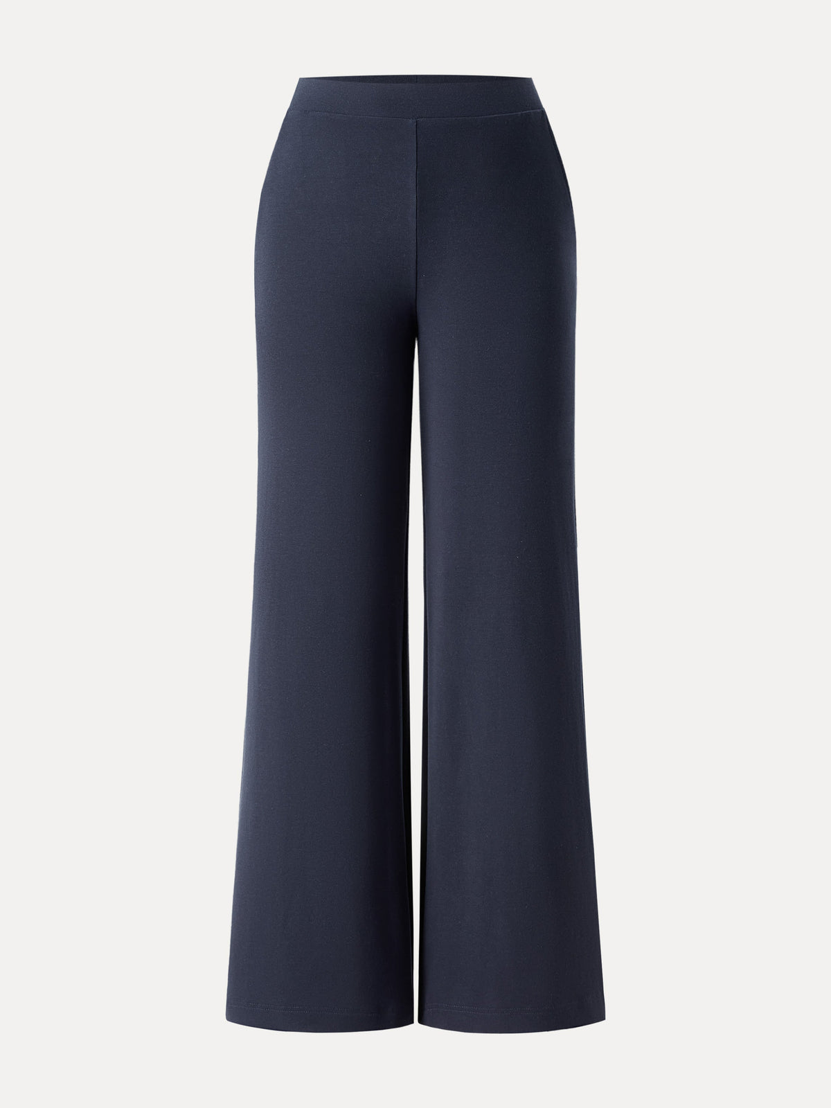 OGLmove Lyocell Wool Mid Rise Wide Leg Pull-on Pants