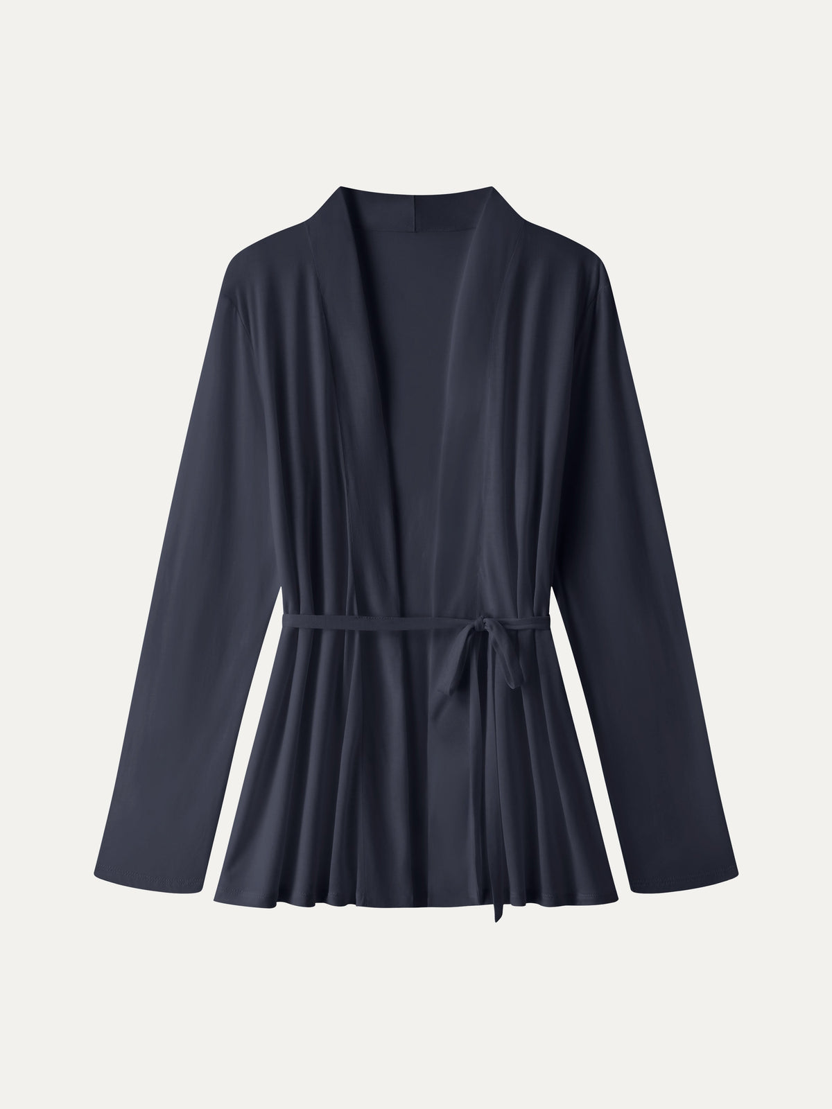 OGLmove Women's Airy Soft Open Front Cardigan with Tie
