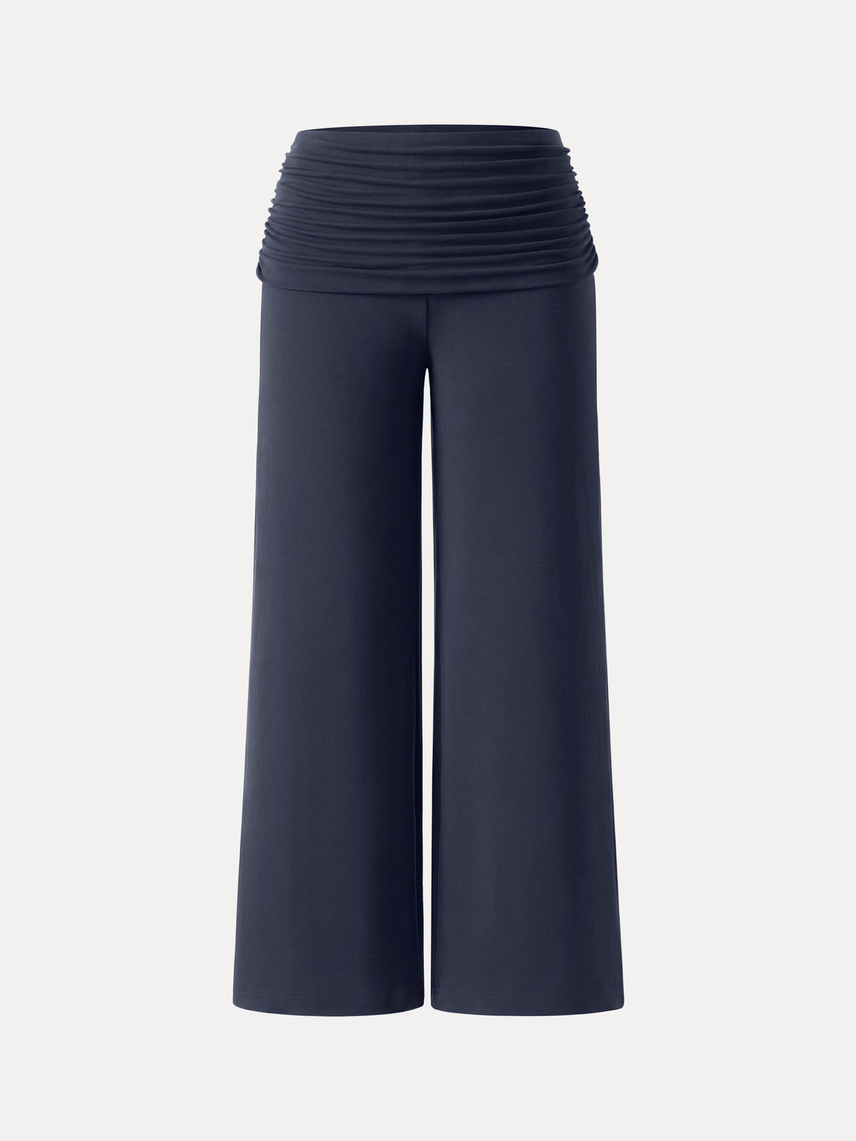 OGLmove Non-Itchy Wool Blend Drapey Wide Leg Pull-on Pants with Pockets
