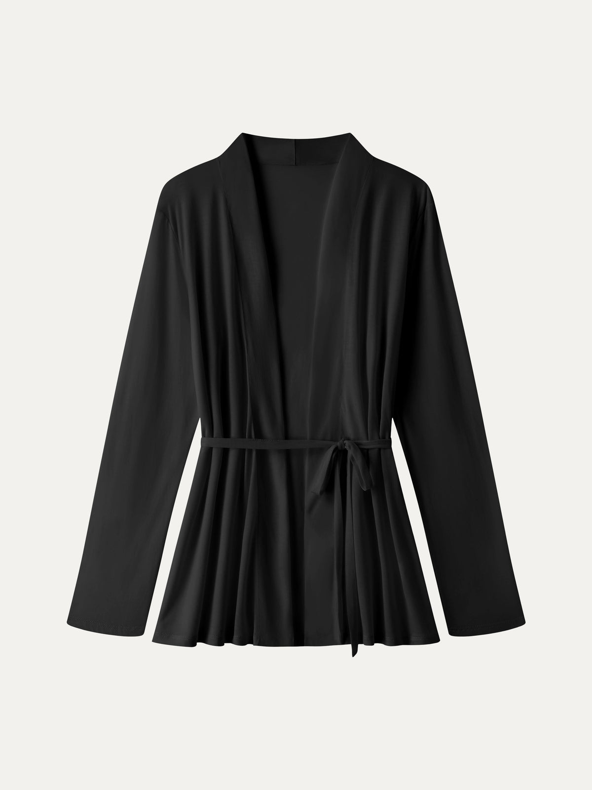 OGLmove Women's Airy Soft Open Front Cardigan with Tie