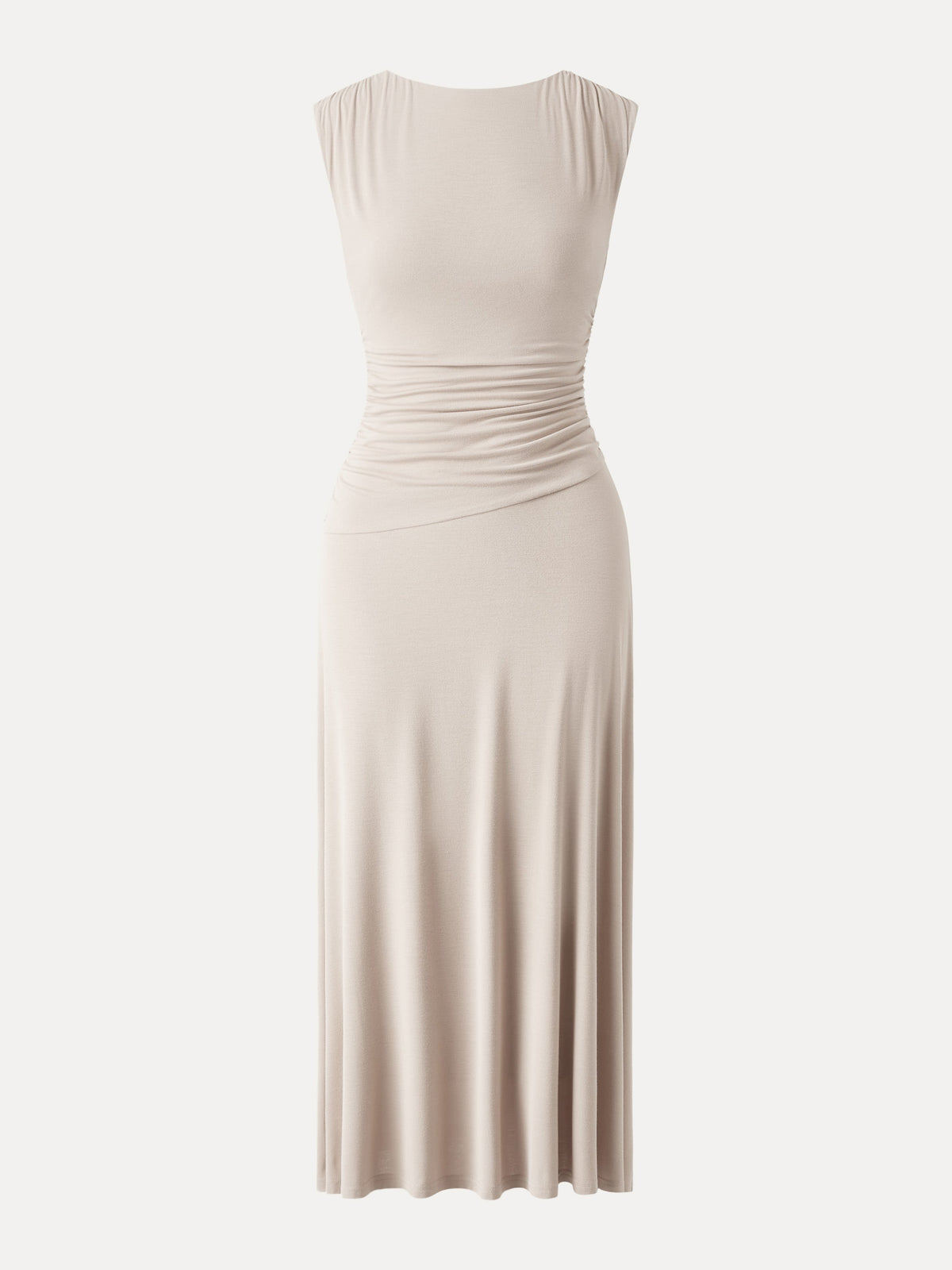OGLmove Women's Breezy Cooling Side Ruched Maxi Bra Dress