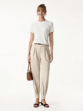 OGLmove Women's Stretch Linen-Like Wrinkle-Resistant Pants