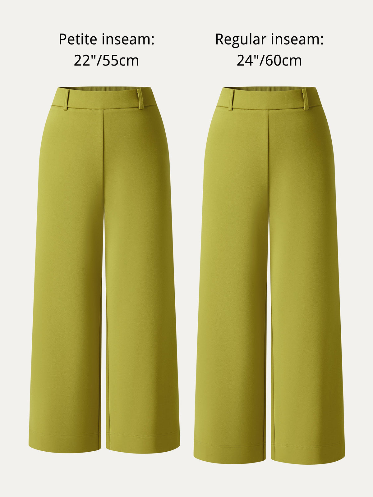 OGLmove Mid Rise Cropped Wide Leg Pants with Pockets