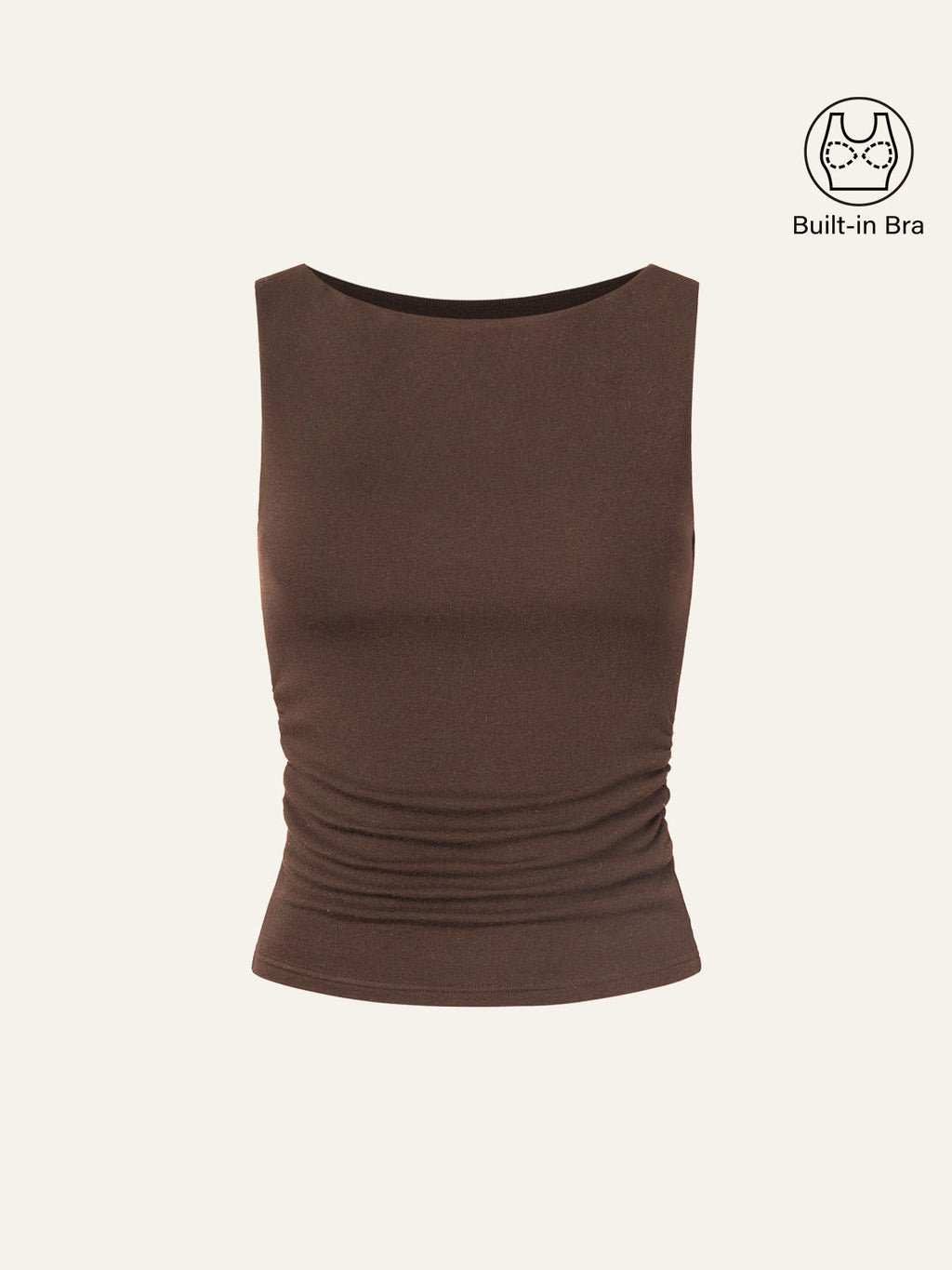 OGLmove Women's Boat Neck Bra Tank Top