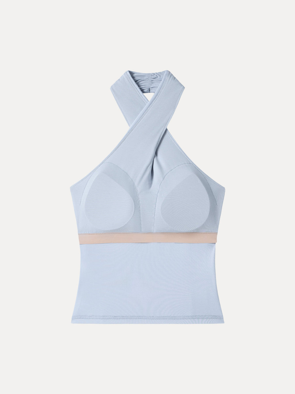 OGLmove Women's Criss Cross Halter Neck Going-Out Bra Top