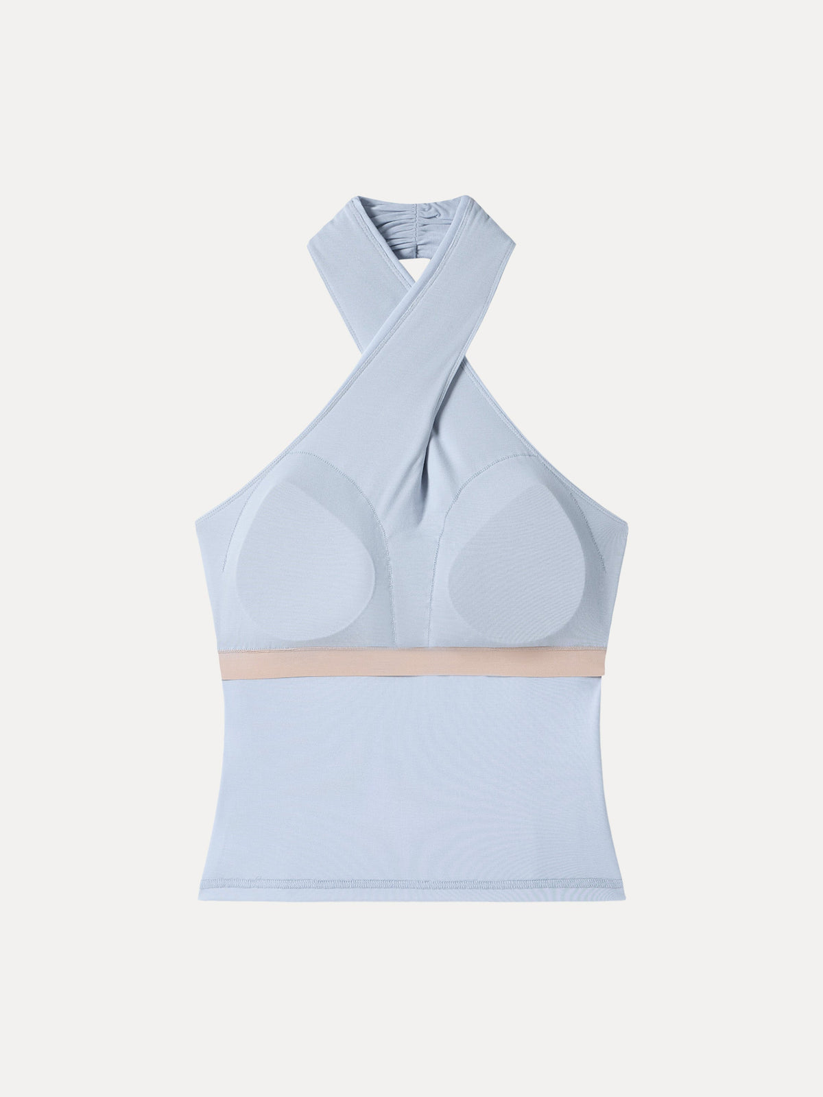 OGLmove Women's Criss Cross Halter Neck Going-Out Bra Top