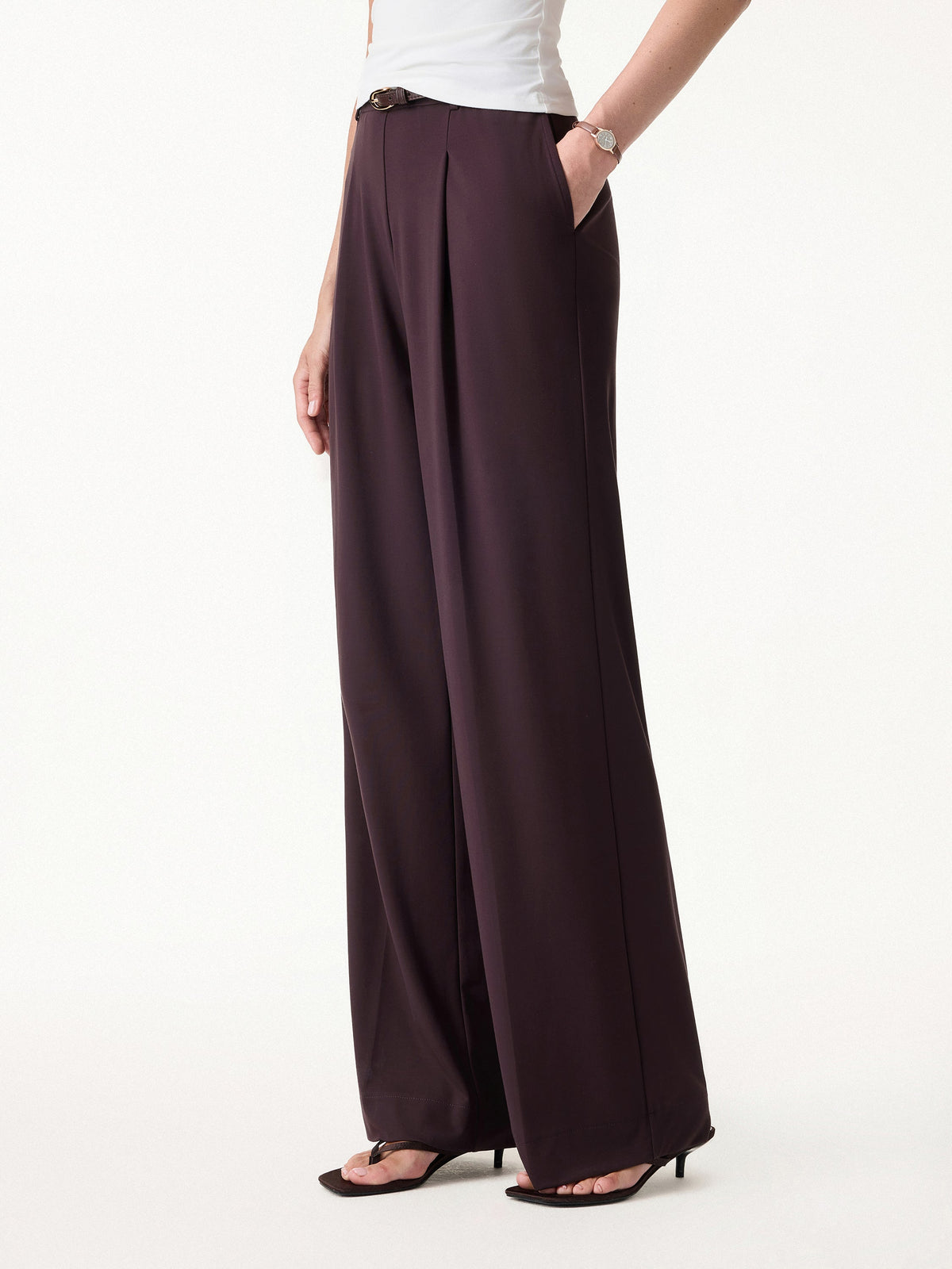 OGLmove Women's Stretchy Flowy High Rise Wide Leg The Success Pants