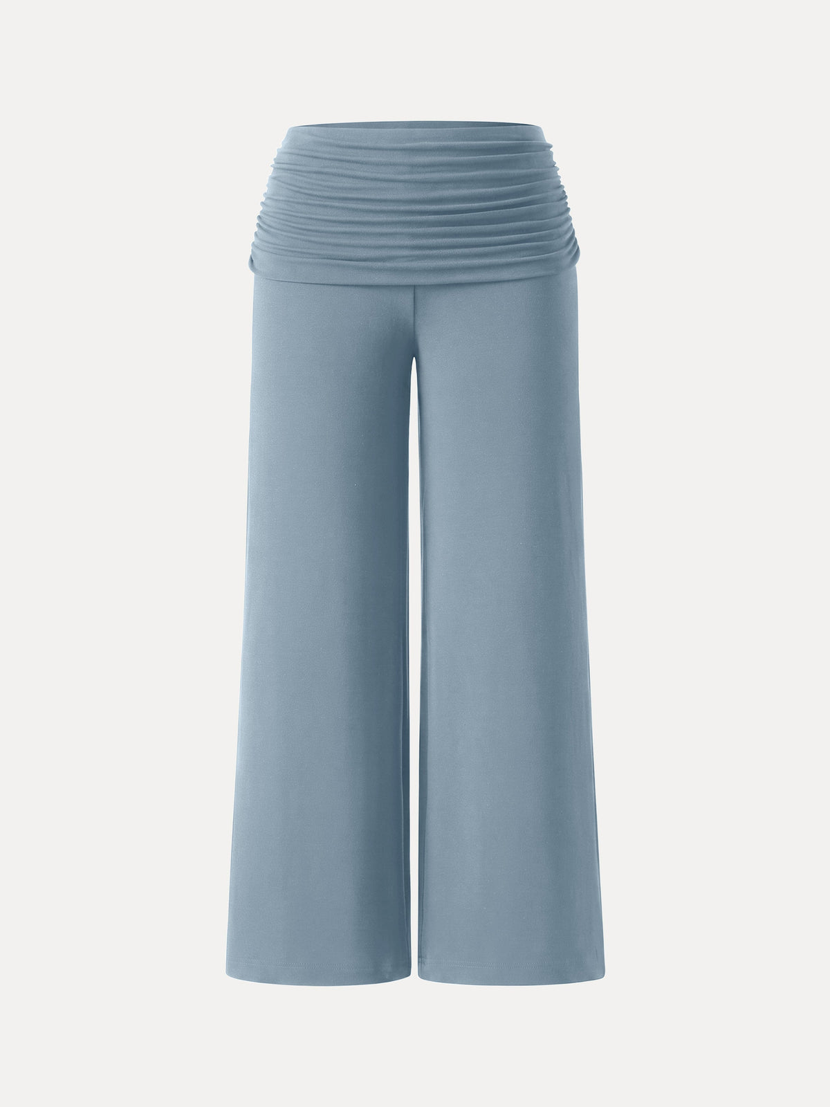 OGLmove Non-Itchy Wool Blend Drapey Wide Leg Pull-on Pants with Pockets