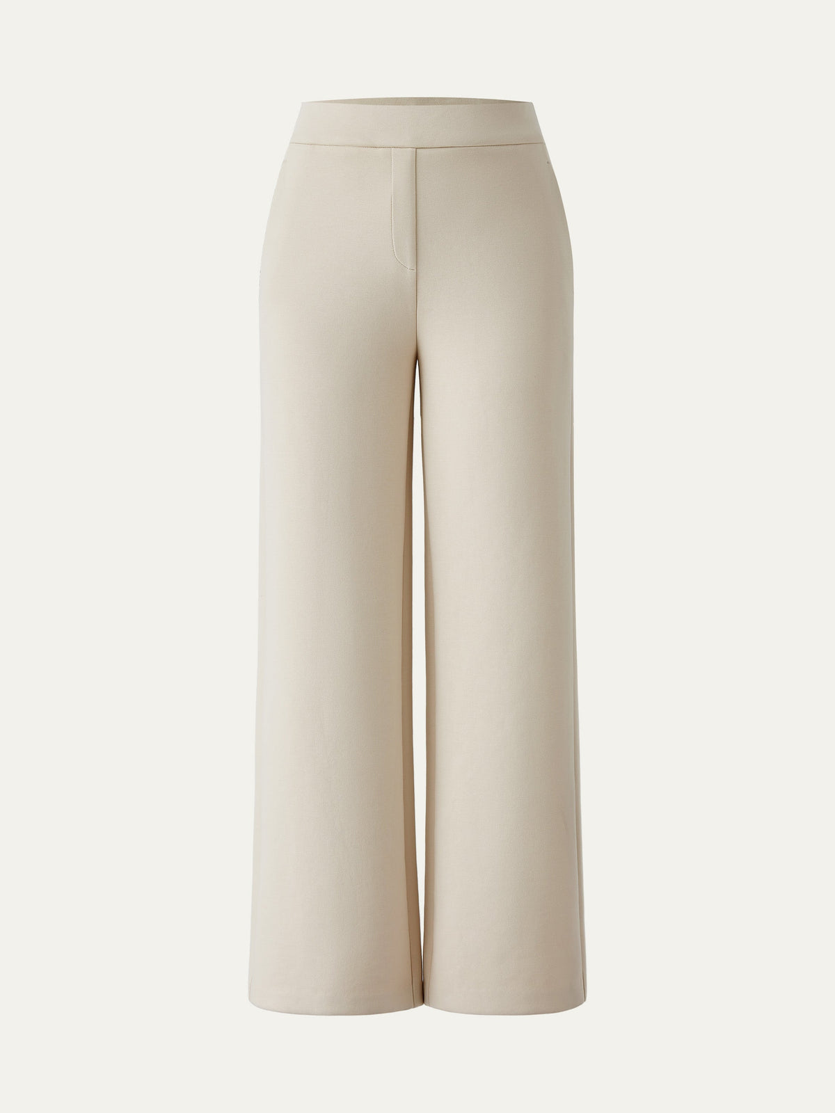 OGLmove Women's Textured Mid Rise Pull-on Straight Pant with Pockets