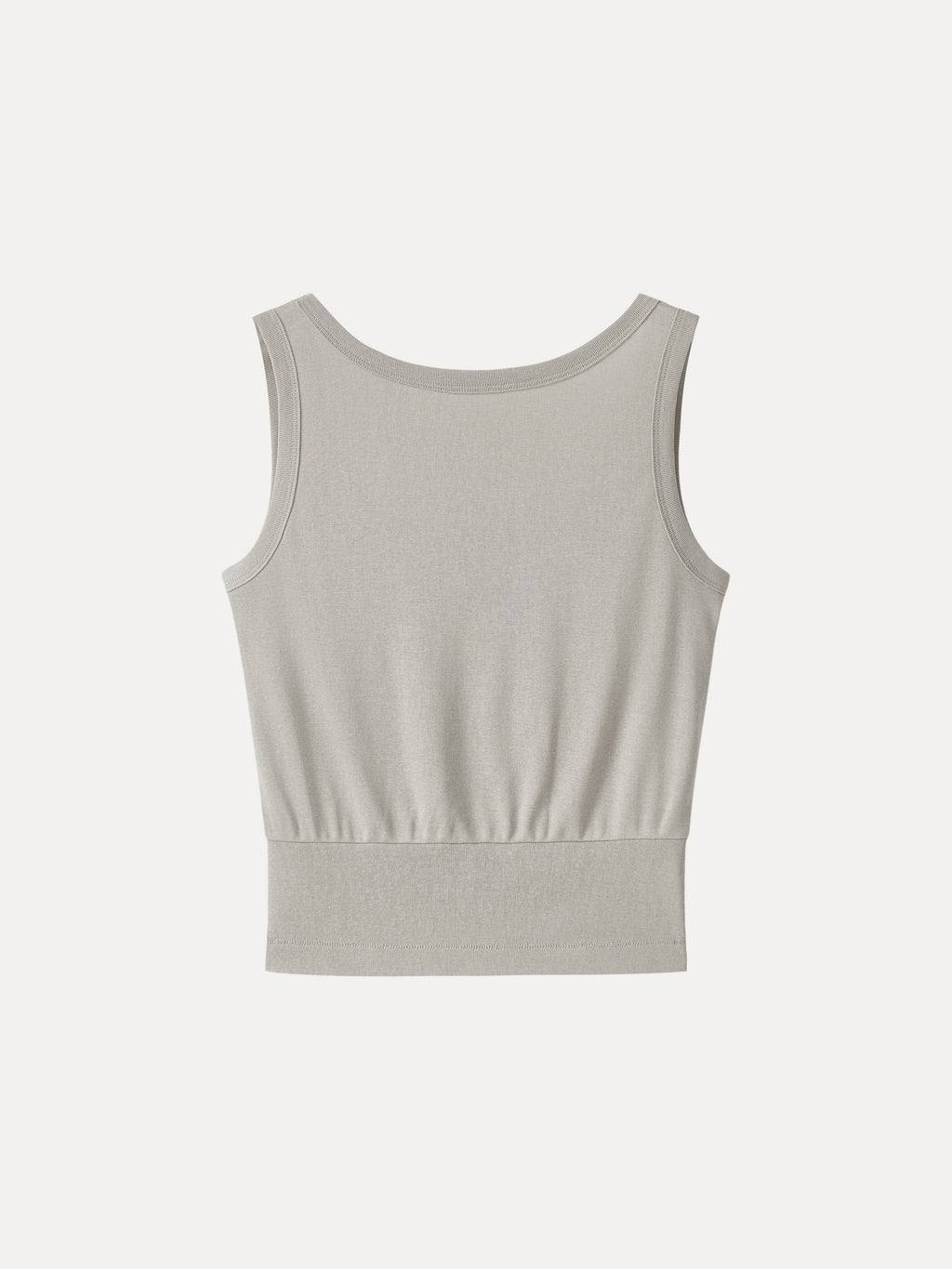 OGLmove Women's Cotton-Linen Blend Reversible Boatneck Low Back Top