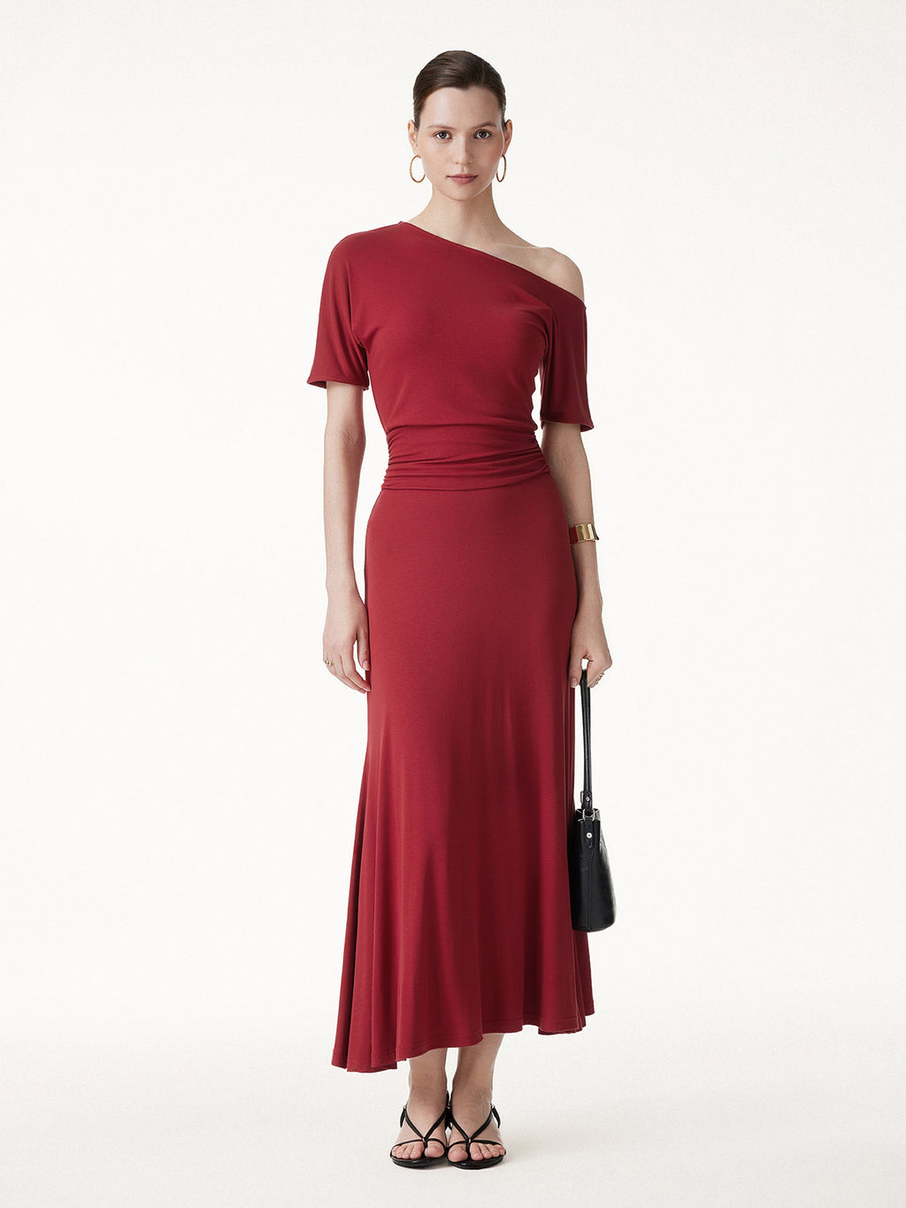 OGLmove Women's CoolTouch Flowy Maxi Flared Skirt