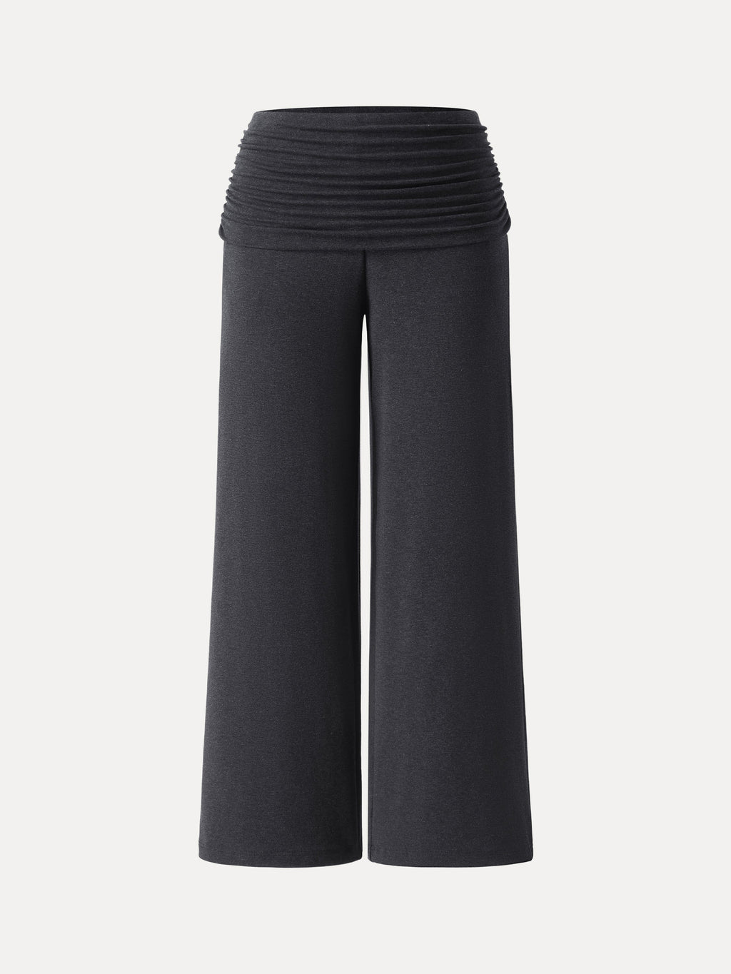 OGLmove Non-Itchy Wool Blend Drapey Wide Leg Pull-on Pants with Pockets