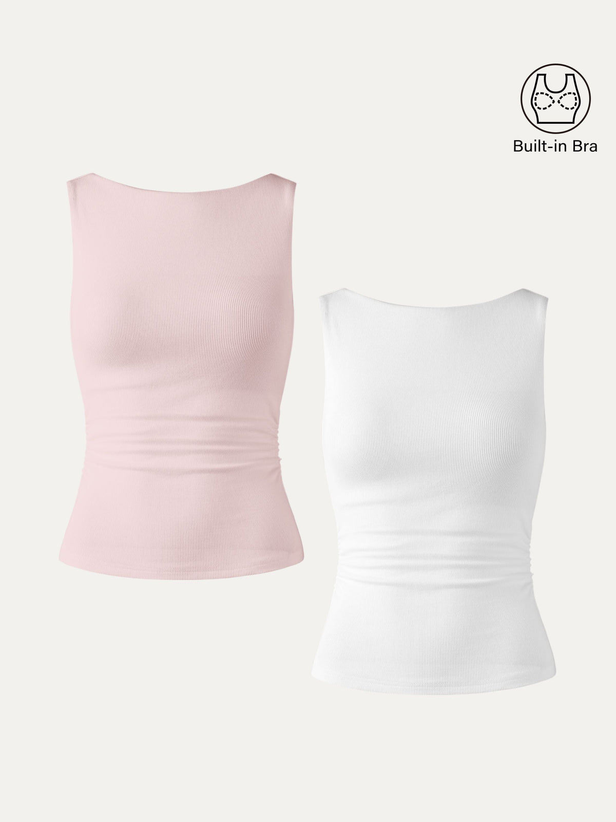 OGLmove Women's Elastic Open Back Bra Tank