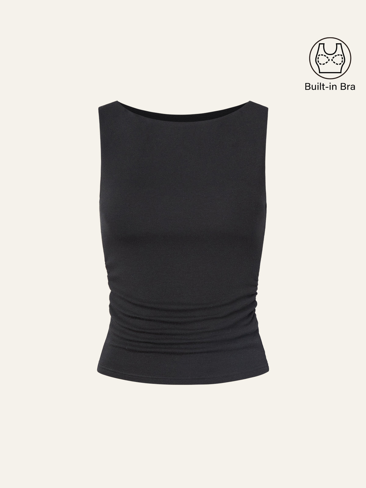 OGLmove Women's Boat Neck Bra Tank Top