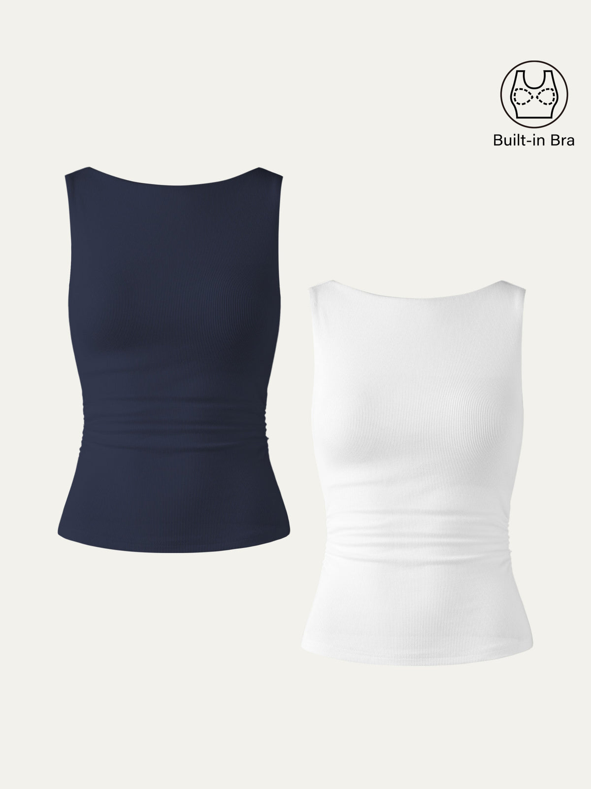 OGLmove Women's Elastic Open Back Bra Tank