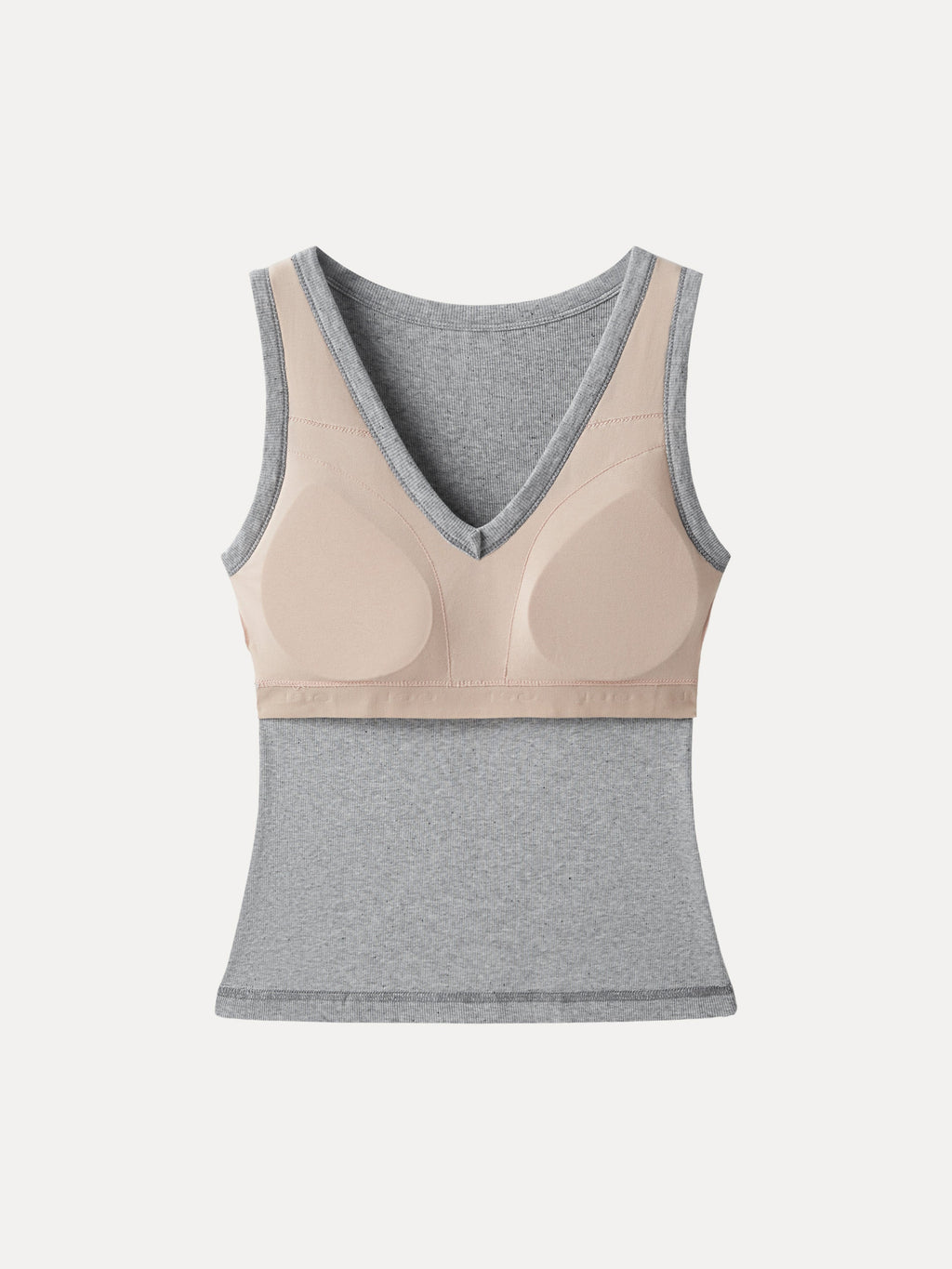OGLmove Stretchy V-Neck Cotton Airy Bra Tank