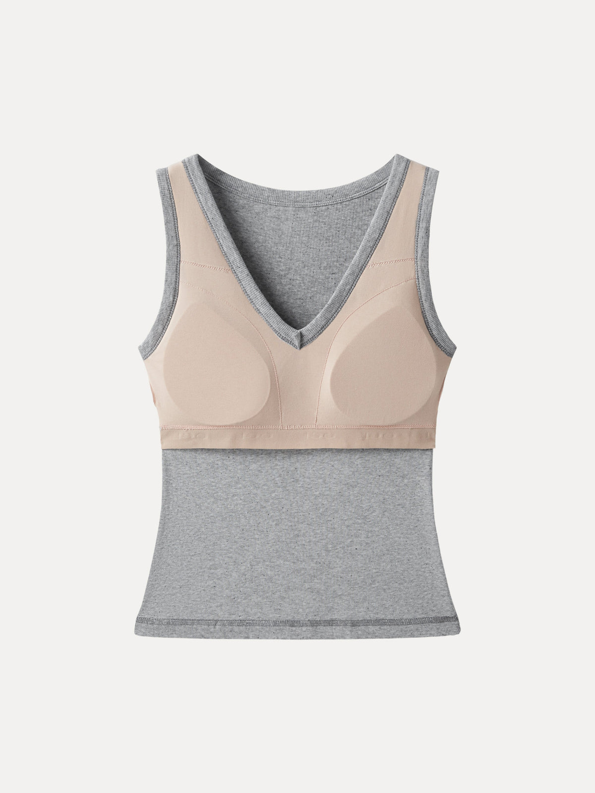 OGLmove Stretchy V-Neck Cotton Airy Bra Tank