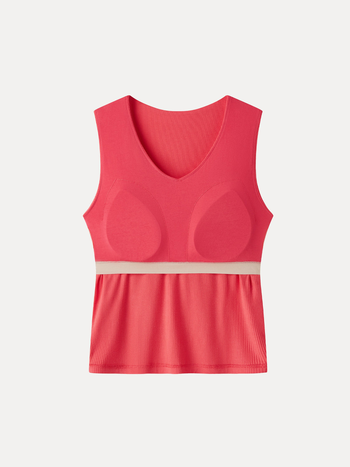OGLmove Women's CoolTouch Ease V-Neck Wide Shoulder Bra Tank