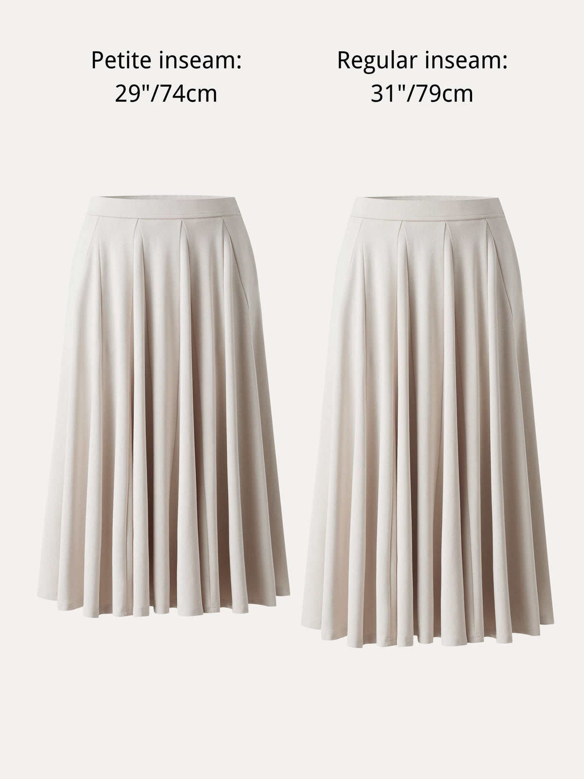 OGLmove Women's Lyocell Blend Volume Midi Skirt with Pockets