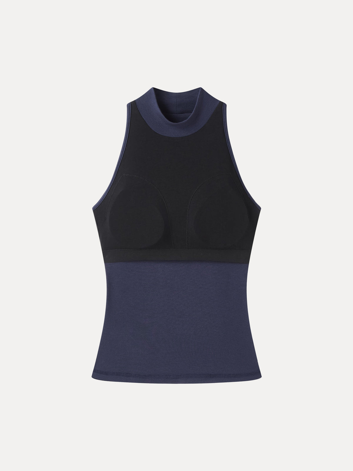 OGLmove Women's Lyocell-Wool Mock Neck Sleeveless Top